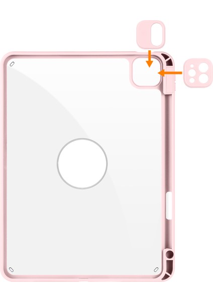 Apple iPad Pro 11 / Apple iPad Air Anti-Drop Tablet Kılıfı Dönen Stand Pu Deri Tpu Kapağı (Yurt Dışından) fırsatları