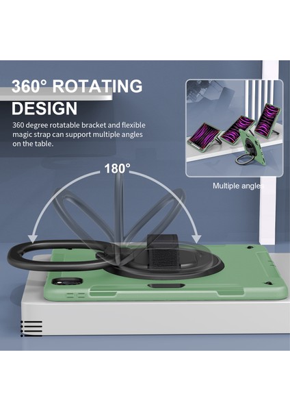 Apple iPad Pro 12.9 Pc+Tpu Tablet Kılıfı, Kalem Yuvası ile Kickstand Cover, Strap (Yurt Dışından) indirimleri