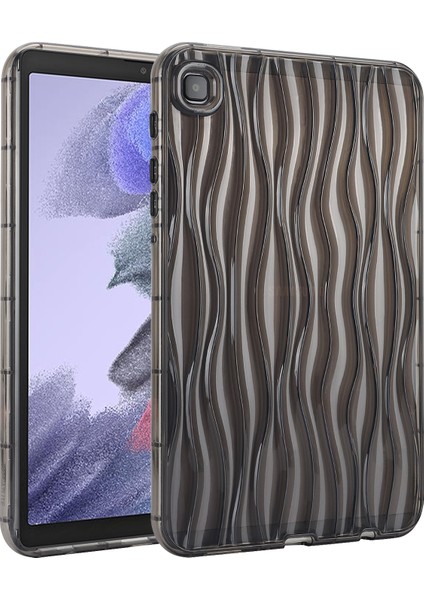 Samsung Galaxy Tab A7 Lite 8.7-Inç Şeffaf Tpu Kılıf Su Dalgalanma Dokusu Kaymaz Tablet Kapağı (Yurt Dışından)