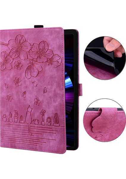 Samsung Galaxy Tab S8 Ultra Kart Yuvaları Deri Tablet Kılıf Stand Tablet Kapak (Yurt Dışından) modelleri