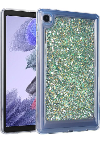 Samsung Galaxy Tab A7 Lite 8.7-Inç T225 / T220 Anti-Damla Koruyucu Tablet Kılıfı Glitter Tpu + Pc Kapak (Yurt Dışından)
