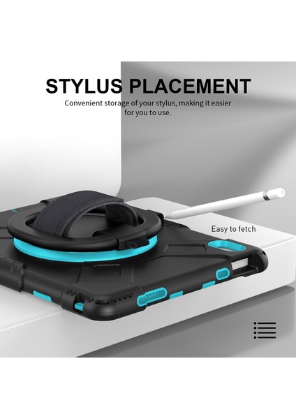 Apple iPad 10.9 (2022) Kickstand Tablet Kılıf Pc+Silikon Kapak (Yurt Dışından) modelleri