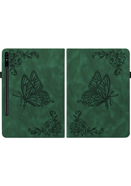 Samsung Galaxy Tab S9+ Kaymaz Tablet Kılıfı Pu Deri Kart Tutucu Stand Kapağı (Yurt Dışından) indirimleri