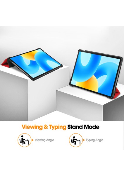 Huawei Matepad 11.5 Üçlü Stand Tablet Kılıf Tablet Deri Kapak (Yurt Dışından)