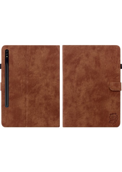 Samsung Galaxy Tab S9+ Basılı Tablet Kılıf Pu Deri Kart Tutucu Stand Kapağı (Yurt Dışından) fırsatları