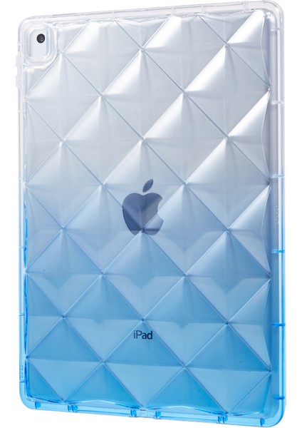 Apple iPad 10.2 / Apple iPad Pro 10.5 Inç (2017) Gradyan Tpu Anti-Drop Case Hava Yastığı Elmas Doku Tablet Kapak (Yurt Dışından)