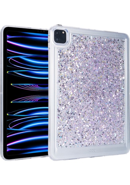 Apple iPad Pro 11 Inç Glitter Tablet Kılıfı Tpu + Pc Koruyucu Tablet Kapağı (Yurt Dışından)