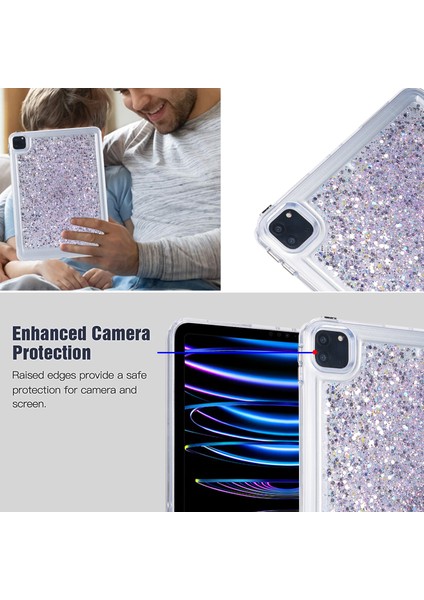Apple iPad Pro 11 Inç Glitter Tablet Kılıfı Tpu + Pc Koruyucu Tablet Kapağı (Yurt Dışından) indirimleri