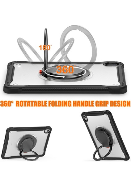 Apple iPad 10.9 (2022) 360 Derece Dönen Kickstand Pc+Tpu Kapak Şok Geçirmez Taşınabilir Tablet Kutusu (Yurt Dışından)