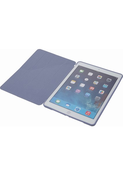 Apple iPad 9.7 (2018)/(2017) Akıllı Tablet Kılıf Pu Deri + Tpu Origami Stand Kapağı (Yurt Dışından)