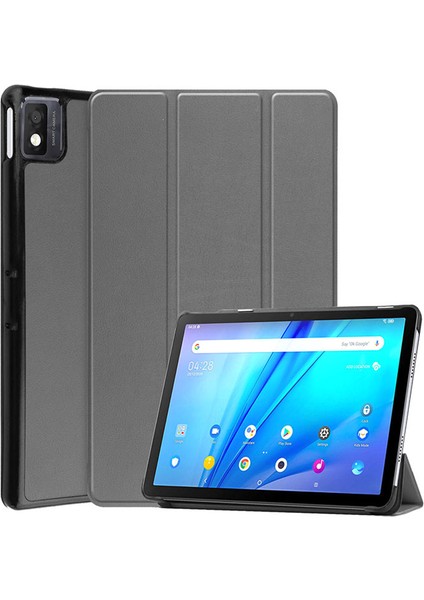 Tcl Nxtpaper 10S Üç Katlı Standlı Tablet Kılıfı, Pu Deri Kapak (Yurt Dışından)