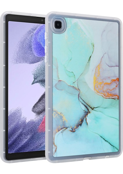 Samsung Galaxy Tab A7 Lite 8.7 Inç T220 T225 Tablet Kılıfı, Mermer Tpu Yumuşak Cilt Koruyucu Kapak (Yurt Dışından)