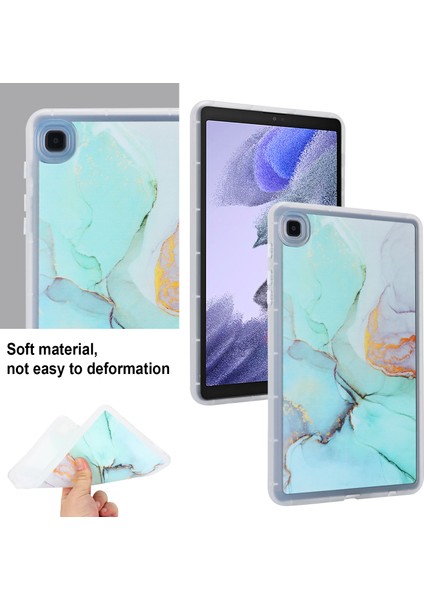 Samsung Galaxy Tab A7 Lite 8.7 Inç T220 T225 Tablet Kılıfı, Mermer Tpu Yumuşak Cilt Koruyucu Kapak (Yurt Dışından)