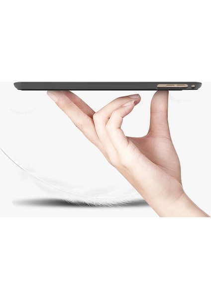 Apple iPad 9.7 Inç (2017) / (2018) Pu Deri+Tpu Tablet Kılıf Dönen Şaft Kickstand Koruyucu Kapak (Yurt Dışından)