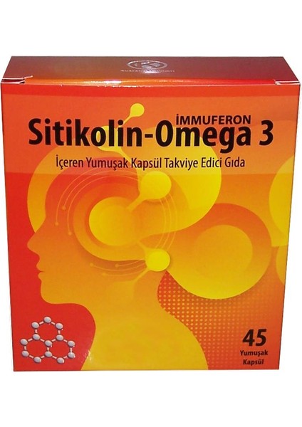 Sitikolin-Omega 3 45 Yumuşak Kapsül