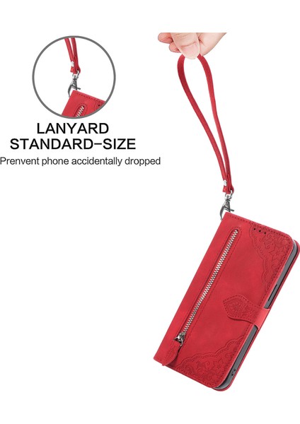 Ile Uyumlu Honor X7 Fermuarlı Kese Manyetik Kart Tutacağı Bilek Kayışlı Cüzdan Kesesi Honor X7 (Yurt Dışından) indirimleri