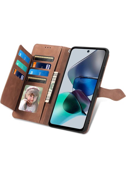 Ile Uyumlu Motorola Moto G23 Fermuarlı Kese Manyetik Kart Tutacağı Bilek Kayışlı Cüzdan Kesesi Motorola Moto G23 (Yurt Dışından) indirimleri
