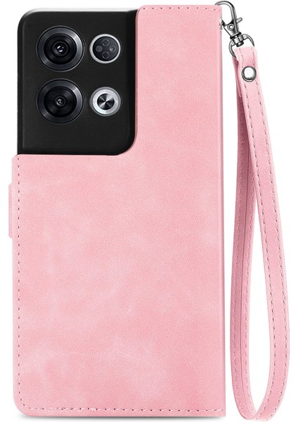 Ile Uyumlu Oppo Reno 8 Pro Fermuarlı Kese Manyetik Kart Tutacağı Bilek Kayışlı Cüzdan Kesesi Oppo Reno 8 Pro (Yurt Dışından) fırsatları