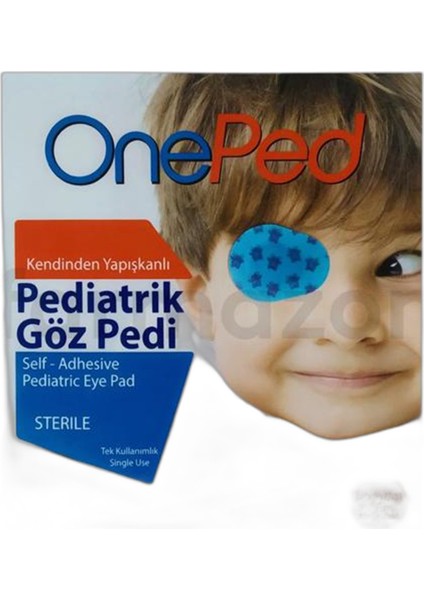 One Ped Steril Göz Pedi Çocuk 25'li
