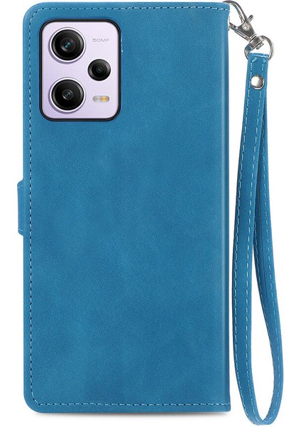 Ile Uyumlu Xiaomi Redmi Note 12 Pro Fermuarlı Kese Manyetik Kart Tutacağı Bilek Kayışlı Cüzdan Kesesi Xiaomi Redmi Note 12 Pro (Yurt Dışından)
