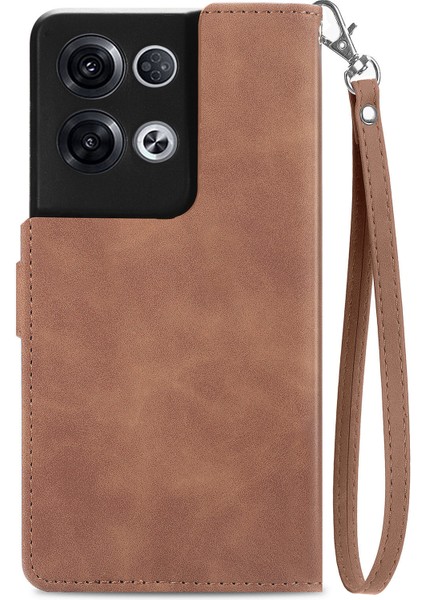 Ile Uyumlu Oppo Reno 8 Pro Fermuarlı Kese Manyetik Kart Tutacağı Bilek Kayışlı Cüzdan Kesesi Oppo Reno 8 Pro (Yurt Dışından) fırsatları