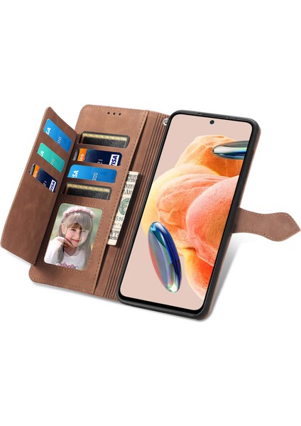 Ile Uyumlu Redmi Note 12 Pro 4g Fermuarlı Kese Manyetik Kart Tutacağı Bilek Kayışlı Cüzdan Kesesi Redmi Note 12 Pro 4g (Yurt Dışından) indirimleri