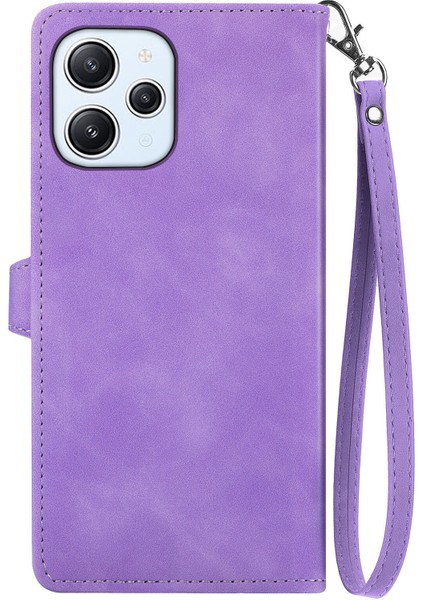 Ile Uyumlu Xiaomi Redmi 12 Fermuarlı Kese Manyetik Kart Tutacağı Bilek Kayışlı Cüzdan Kesesi Xiaomi Redmi 12 (Yurt Dışından) fırsatları