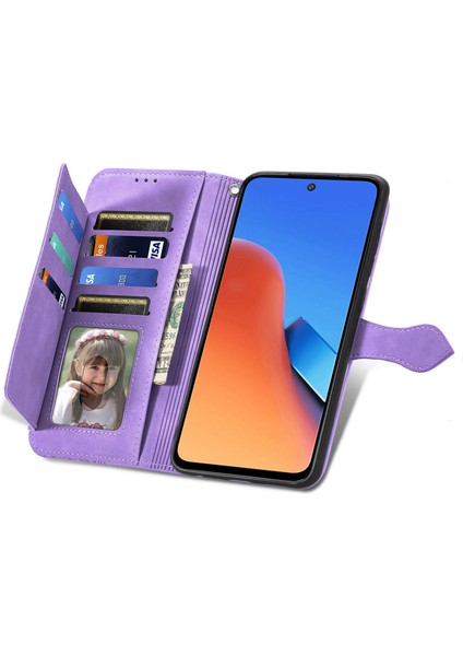 Ile Uyumlu Xiaomi Redmi 12 Fermuarlı Kese Manyetik Kart Tutacağı Bilek Kayışlı Cüzdan Kesesi Xiaomi Redmi 12 (Yurt Dışından) indirimleri