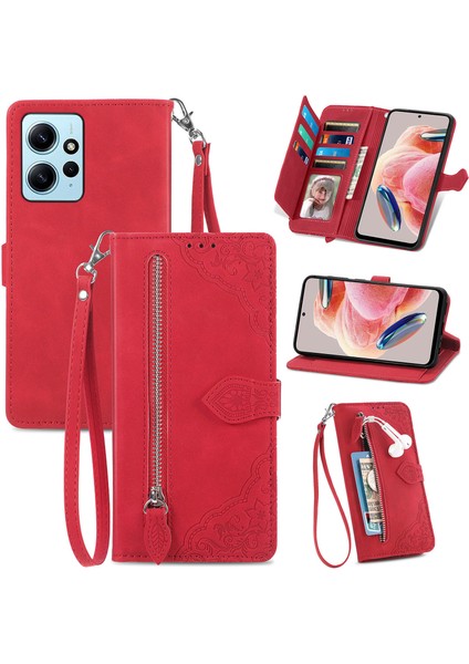 Ile Uyumlu Redmi Note 12 4g Fermuarlı Kese Manyetik Kart Tutacağı Bilek Kayışlı Cüzdan Kesesi Redmi Note 12 4g (Yurt Dışından) modelleri