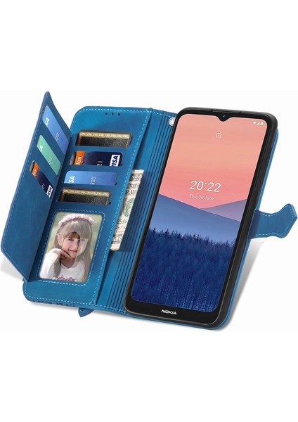 Ile Uyumlu Nokia C21 Fermuarlı Kese Manyetik Kart Tutacağı Bilek Kayışlı Cüzdan Kesesi Nokia C21 (Yurt Dışından) indirimleri