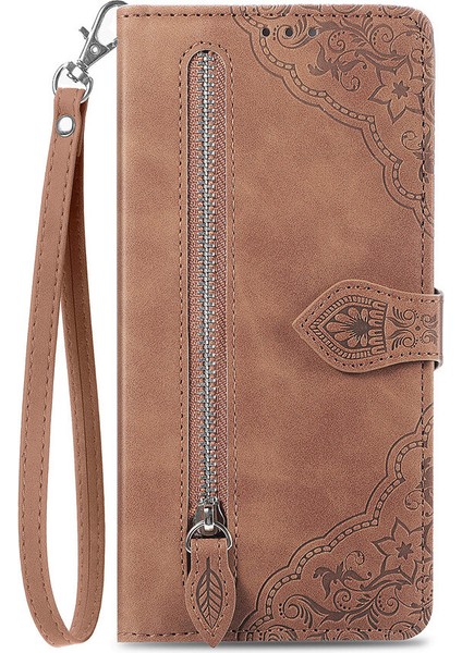 Ile Uyumlu Xiaomi Redmi Note 12 Pro Fermuarlı Kese Manyetik Kart Tutacağı Bilek Kayışlı Cüzdan Kesesi Xiaomi Redmi Note 12 Pro (Yurt Dışından) modelleri