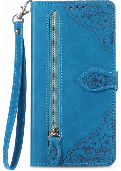 Ile Uyumlu Motorola Moto G42 Fermuarlı Kese Manyetik Kart Tutacağı Bilek Kayışlı Cüzdan Kesesi Motorola Moto G42 (Yurt Dışından) fiyatları