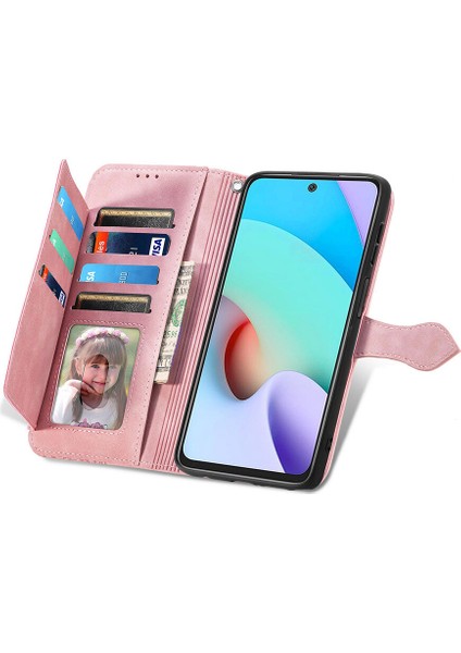 Ile Uyumlu Xiaomi Redmi 10 Fermuarlı Kese Manyetik Kart Tutacağı Bilek Kayışlı Cüzdan Kesesi Xiaomi Redmi 10 (Yurt Dışından) indirimleri
