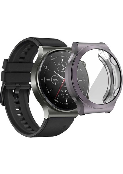 Huawei Watch Gt2 Pro Zore Watch Gard 02 Ekran Koruyucu-Gri