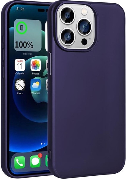 iPhone 15 Pro Max Kılıf Kamera Çıkıntılı Soft Silikon
