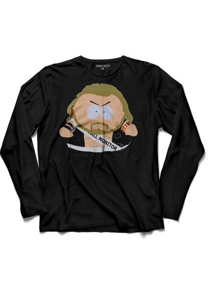 South Park Hall Monıtor Erıc Cartman Uzun Kollu Tişört Baskılı Çocuk T-Shirt