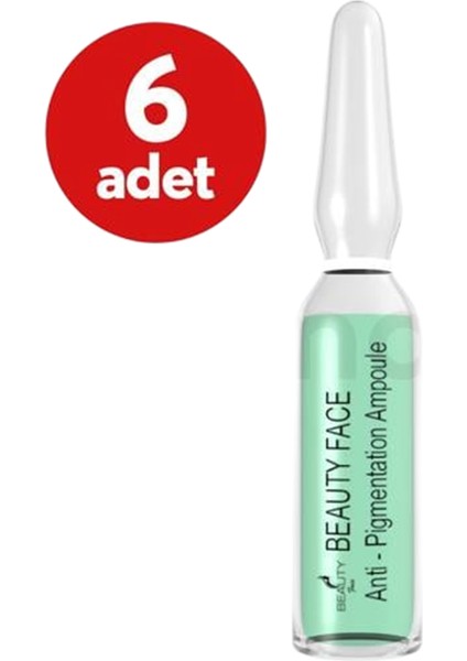 Face Anti Pigmentation Leke Serumu Ampul 2 Ml - 6 Adet