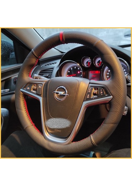 Opel Insignia Araca Özel Direksiyon Kılıfı(Kırmızı Yüzüklü) fiyatları