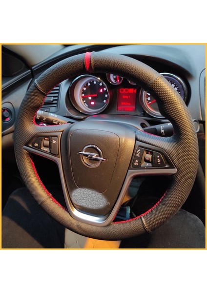 Opel Insignia Araca Özel Direksiyon Kılıfı(Kırmızı Yüzüklü) modelleri
