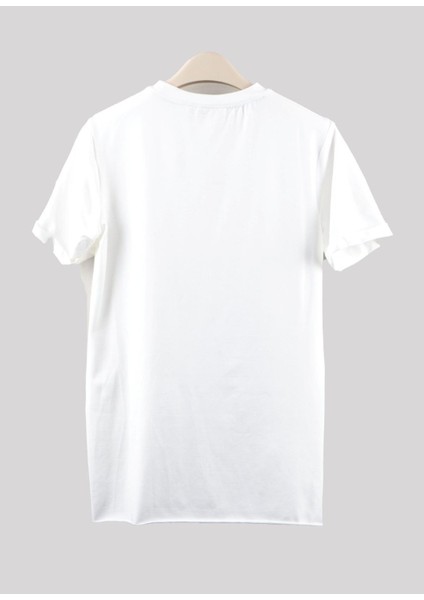 Bisiklet Yaka Yanı Yırtmaçlı T-Shirt B23-00113 fiyatları