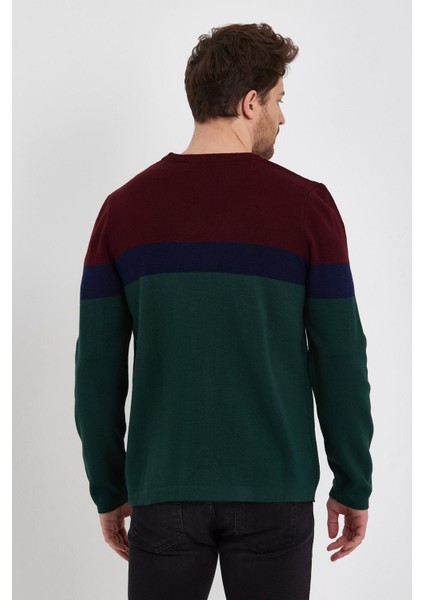 Renk Bloklu Kazak (E22-5701) fırsatları