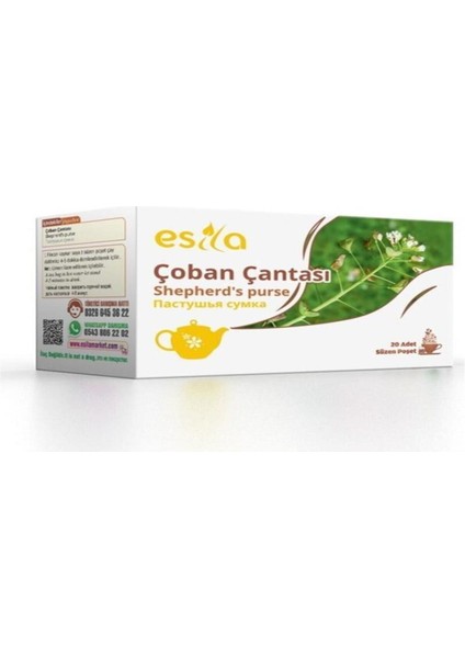 Çoban Çantası Sallama Çay 40 gr 20'li