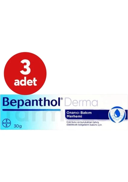 Derma Onarıcı Bakım Merhami 30 Gr - 3 Adet