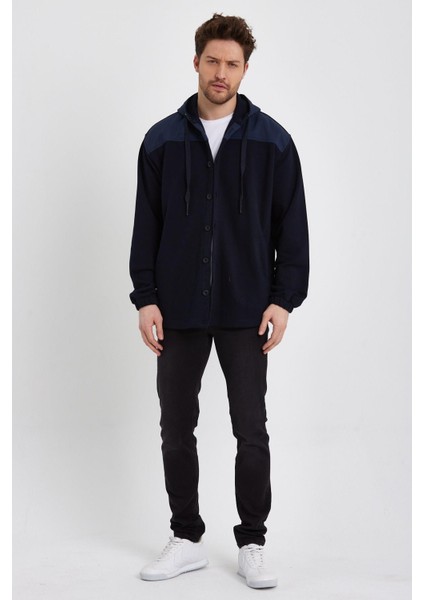 Alexandergardı Paraşüt Kumaş Detaylı Oversize Hırka (E22-61000) fırsatları