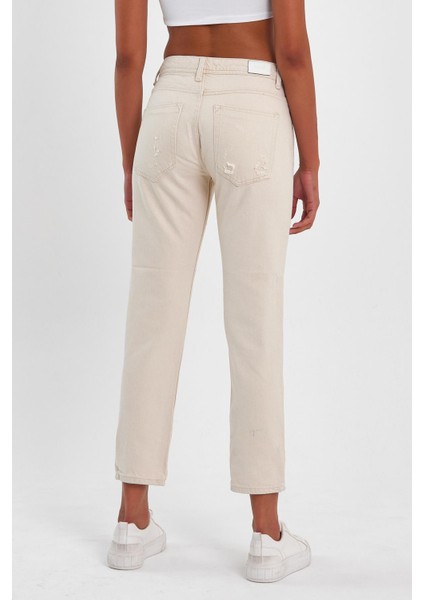 Özel Koleksiyon Yırtık Detaylı Denim Pantolon (AG-1051G) fırsatları