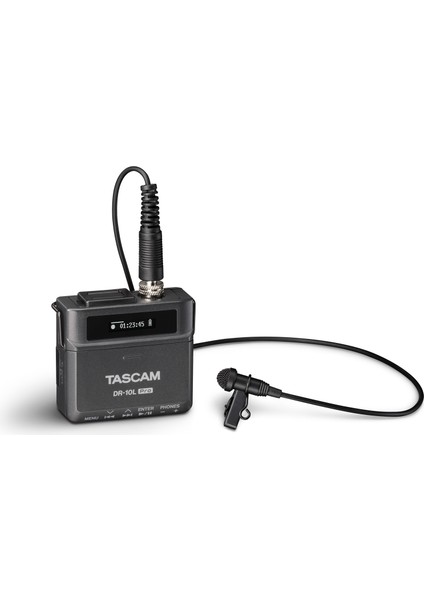 DR-10L Pro 32-Bit Yaka Mikrofonu ve Dijital Ses Kaydedici – Siyah