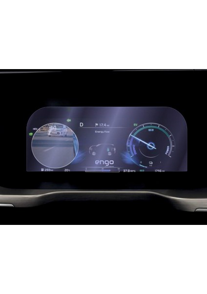 Kia Sorento Ekran Koruyucu Şeffaf 12.3" Supervision Gösterge Bilgi