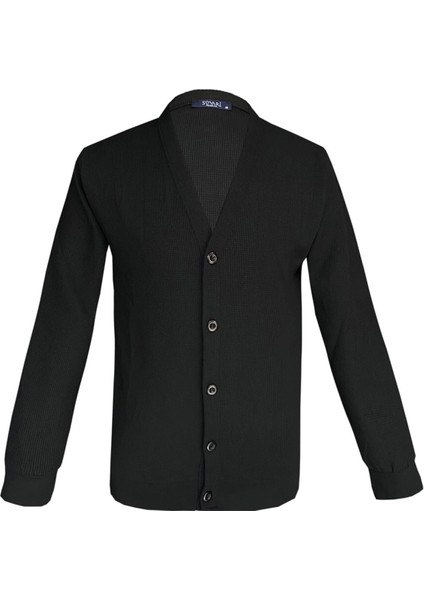 Rahat Kalıp Waffle Desen Hırka