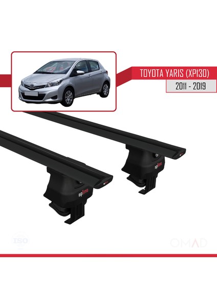 Toyota Yaris / Vitz (XP130) 2011-2019 Arası ile Uyumlu Ace-4 Ara Atkı Tavan Barı Siyah modelleri