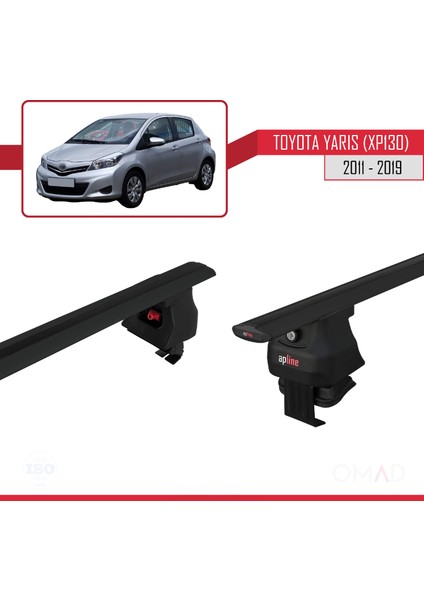 Toyota Yaris / Vitz (XP130) 2011-2019 Arası ile Uyumlu Ace-4 Ara Atkı Tavan Barı Siyah fırsatları